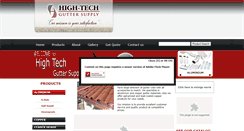 Desktop Screenshot of hightechguttersupply.com